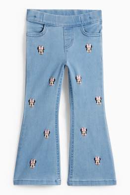 Minnie Mouse - flared jeans - efecte brillant