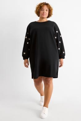 Sweatshirt dress - straight fit