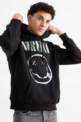 Sweat à capuche Oversize - Nirvana