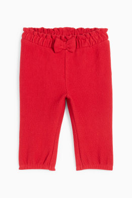 Baby trousers - ribbed