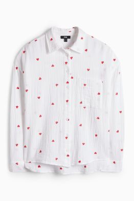 Mušelínová halenka - se vzorem