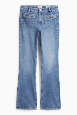 Bootcut jeans - mid waist
