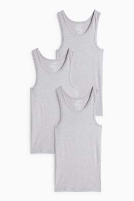 Multipack 3er - Unterhemd - Feinripp