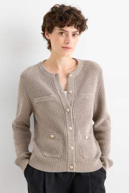 Cardigan - ribbed