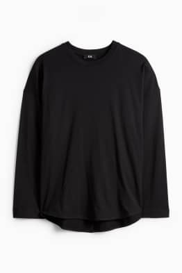 Tricou cu mânecă lungă basic - relaxed fit