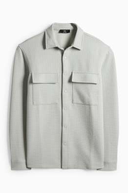 Košile - relaxed fit - kent - strukturovaná