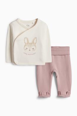 Häschen - Erstlingsoutfit - 2 teilig