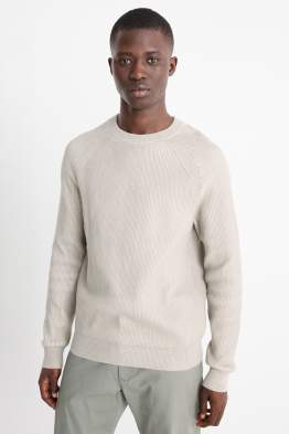 Pullover - gerippt