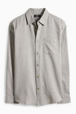 Hemd - Regular Fit - Kent - strukturiert