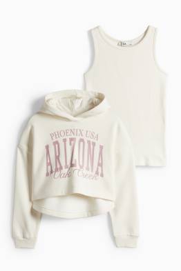 Arizona - set - hoodie en topje - 2-delig