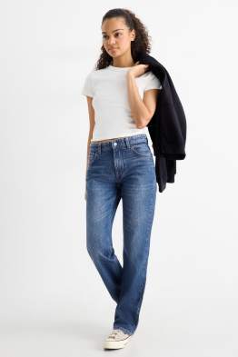 Straight jeans - low waist