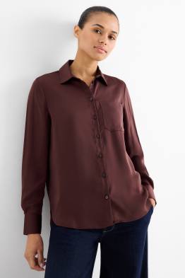 Satijnen blouse