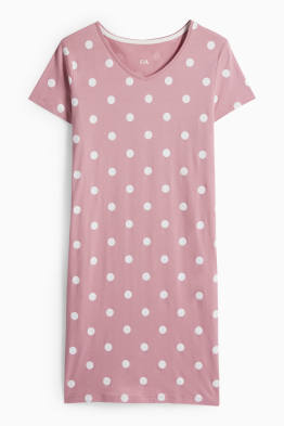 Cămașă de noapte - cu buline