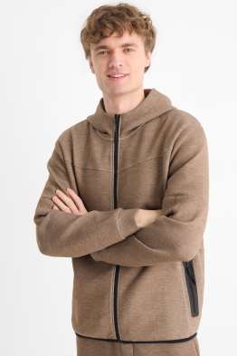 Zip-through hoodie