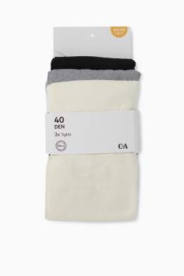 Set van 3 - panty - 40 DEN