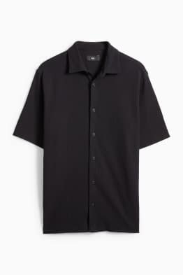 Overhemd - regular fit - Kent - met structuur