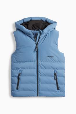 Bodywarmer met capuchon - waterafstotend