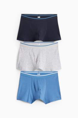 Multipack 3er - Boxershorts - gerippt