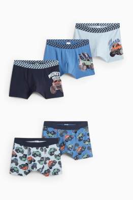 Multipack 5 ks - monster trucky - boxerky