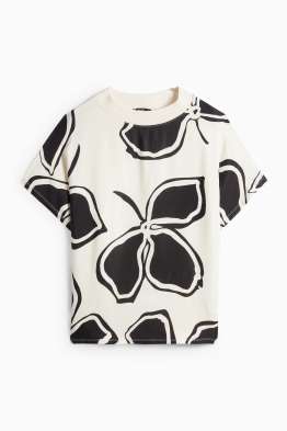 Tričko - relaxed fit - s květinovým vzorem