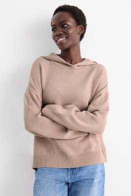 Maglione con cappuccio