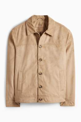 Bunda - imitace semiše