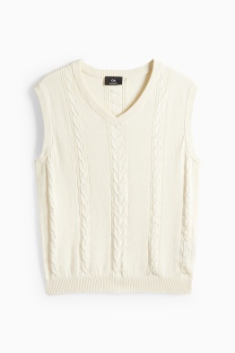 Pullunder - Zopfmuster