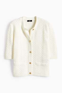 Pletený kardigan - strukturovaný