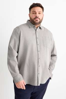 Košile - regular fit - kent - strukturovaná