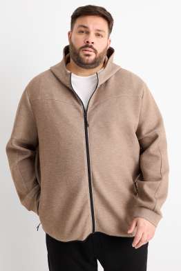 Sweatvest met capuchon