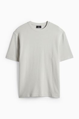 Samarreta de màniga curta - relaxed fit - acanalada