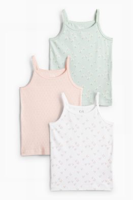 Multipack 3er - Blume - Singlet