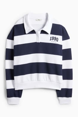 Sweatshirt - gestreept