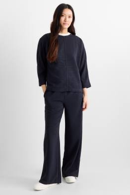 Teplákové kalhoty - strukturované