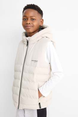 Bodywarmer met capuchon - waterafstotend