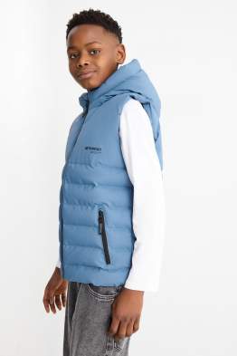 Bodywarmer met capuchon - waterafstotend