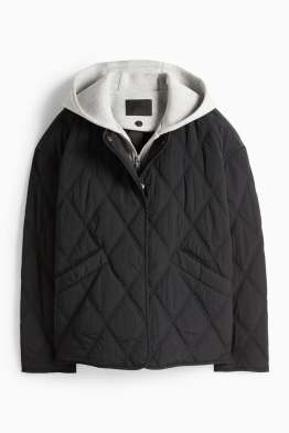Steppjacke mit Kapuze