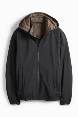 Jacke mit Kapuze - gefüttert - wasserabweisend