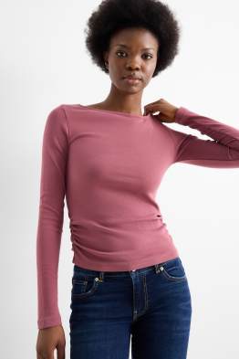 Tričko s dlouhým rukávem - slim fit