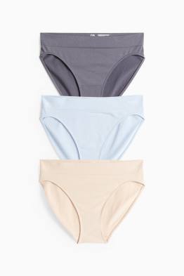 Multipack of 3 - briefs - seamless