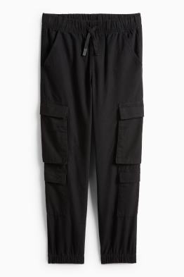 Pantalon cargo - texturé