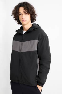 Jacke mit Kapuze - gefüttert - wasserabweisend