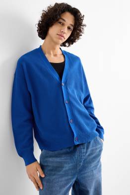 Cardigan tricotat - structurat