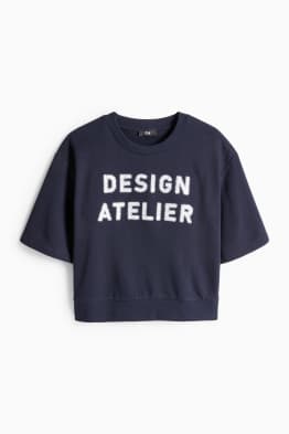 Sweatshirt - Glanz-Effekt