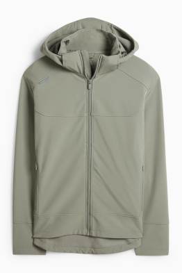 Softshelljas met capuchon - waterafstotend
