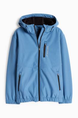 Softshelljacke mit Kapuze - wasserdicht