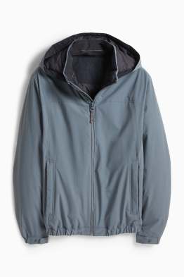 Jacke mit Kapuze - gefüttert - wasserabweisend
