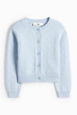 Pletený kardigan - strukturovaný