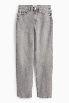 Straight Jeans - High Waist - LYCRA®