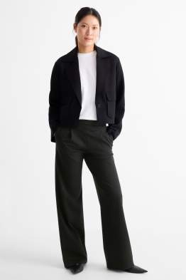 Business-Hose - High Waist - Wide Leg